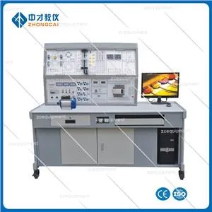 PLC programuojamas valdymo mokymo įtaisas (PLC + elektros valdymas)